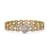 Image 1 : 27.57 ctw Morganite & Diamond Bracelet 14K Yellow Gold - REF-400X2A