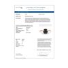Image 4 : 1.50 ctw Black Certified Diamond Engagment Ring 18k Rose Gold - REF-66H2R