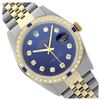 Image 1 : Rolex Men's Two Tone, QuickSet, Diam Dial & Diam/Sapphire Bezel - REF-557M4F