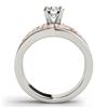 Image 2 : 1.05 ctw Certified VS/SI Diamond Solitaire Ring 18k 2Tone Gold - REF-179X6A