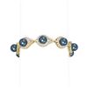 Image 1 : 5.61 ctw Diamond & Pearl Bracelet 18K Yellow Gold - REF-498K5Y