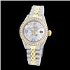 Image 2 : Rolex Ladies Two Tone 14K Gold/SS, Arabic Dial with Diamond Bezel, Sapphire Crystal