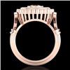 Image 3 : 2.03 ctw Intense Fancy Yellow Diamond Art Deco Ring 18k Rose Gold - REF-245H5R