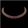Image 1 : 43.07 ctw Ruby & Diamond Necklace 10K Yellow Gold - REF-527F3M