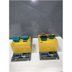 (2) - FANUC A03B-0801-C009 I/O BASE UNITS WITH MODULES AS PICTURED