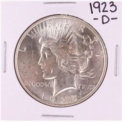 1923-D $1 Peace Silver Dollar Coin