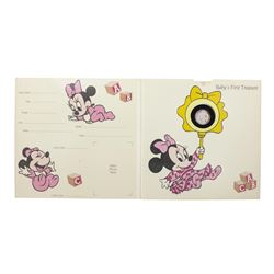 Rarities Mint Baby's First Treasure It's A Baby Girl 1/10 oz. Fine Silver Round