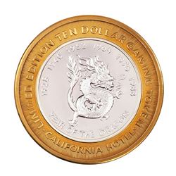 .999 Fine Silver Sam Boyd's California $10 Casino Limited Edition Gaming Token