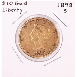 1898-S $10 Liberty Head Eagle Gold Coin