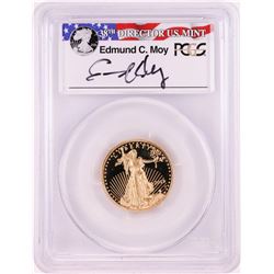 2015-W $10 Proof American Gold Eagle Coin PCGS PR70DCAM Moy Signature FDOI PA