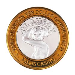 .999 Silver Palms Casino Las Vegas, NV $10 Casino Limited Edition Gaming Token