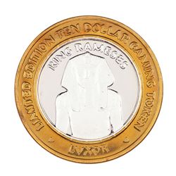 .999 Silver Luxor Las Vegas, Nevada $10 Casino Limited Edition Gaming Token