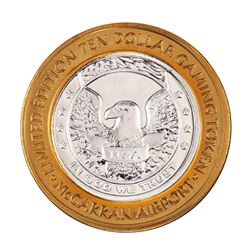 .999 Silver McCarran International Airport Las Vegas, NV $10 Limited Gaming Token