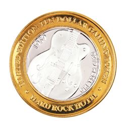 .999 Silver Hard Rock Hotel & Casino Las Vegas, NV $10 Limited Edition Gaming Token