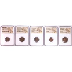 Lot of (5) Ancient Roman Empire Coins NGC Certified