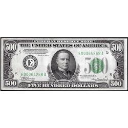 1934A $500 Federal Reserve Note Richmond