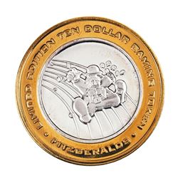 .999 Silver Fitzgerald's Casino & Hotel Reno, NV $20 Limited Edition Gaming Token