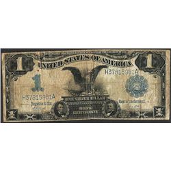 1899 $1 Black Eagle Silver Certificate Note
