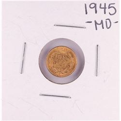 1945 Mexico Dos Pesos Gold Coin