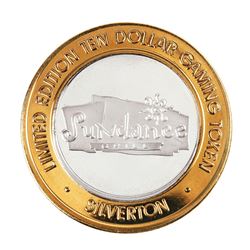 .999 Fine Silver Silverton Casino Las Vegas, Nevada $10 Limited Edition Gaming Token
