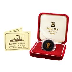 1988-A Proof Isle of Man 1/10 oz Gold Coin w/ Box & COA