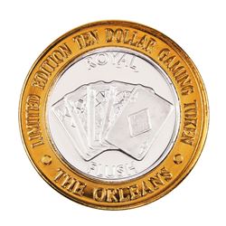 .999 Silver The Orleans Hotel & Casino Las Vegas, NV $10 Casino Token Limited Edition