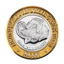 .999 Silver John Ascuagas Nugget Sparks, NV $10 Casino Gaming Token Limited Edition