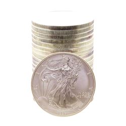 Roll of (20) Brilliant Uncirculated 1997 $1 American Silver Eagle Coins