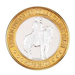 .999 Silver Binion's Horseshoe Las Vegas, NV $10 Casino Limited Edition Gaming Token