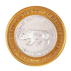 .999 Silver Sam Boyd's California Las Vegas $10 Casino Limited Edition Gaming Token