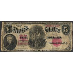 1907 $5 Woodchopper Legal Tender Note