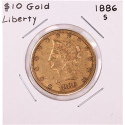 1886-S $10 Liberty Head Eagle Gold Coin