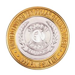 .999 Silver Golden Nugget Las Vegas, Nevada $10 Casino Limited Edition Gaming Token