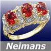 Image 1 : USGL Certified Gems 1.25 ct Ruby Stud Earrings 14k Gold