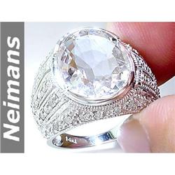 Certified 1.50 ct Sapphire & Diamond 3 Stone Ring 14kt