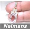 Image 1 : Gem Certified 1.00 ct Green Amethyst & Diamond Ring 14k