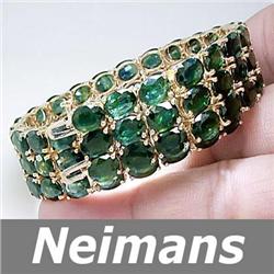 Vintage 1.50 ct Certified Emerald & Diamond Ring 14kt