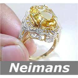 Antique 1.00 ct Sapphire Ring 14kt Gold USGL Certified