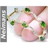 Image 1 : Antique Certified 2.25 ct Peridot & Ruby Pendant 14kt