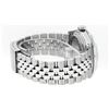 Image 5 : Rolex Mens Stainless Steel Black Roman Diamond Datejust Wristwatch 36MM