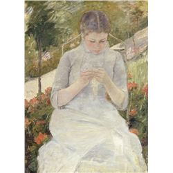 Cassatt - Girl in the Garden