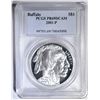 Image 1 : 2001-P BUFFALO SILVER DOLLAR  PCGS PR-69 DCAM