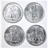 Image 2 : 1942, 43, 44, 45 WALKING LIBERTY HALVES  CH BU