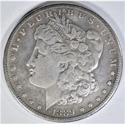 1889-CC MORGAN DOLLAR  VF/XF