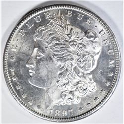 1897-S MORGAN DOLLAR  CH BU