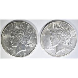 1926-P,S PEACE DOLLARS  BU