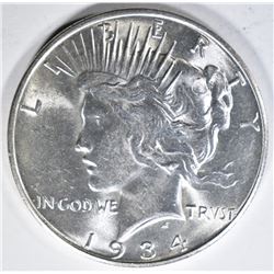 1934-D PEACE DOLLAR  CH BU