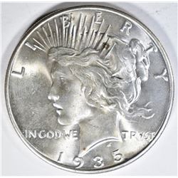 1935 PEACE DOLLAR  GEM BU