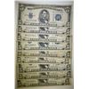 Image 1 : 9 1934 $5 SILVER CERTIFICATES