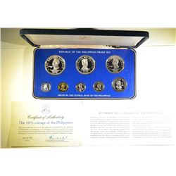 1975 REPUBLIC OF THE PHILIPPINES 8 COIN PROOF SET